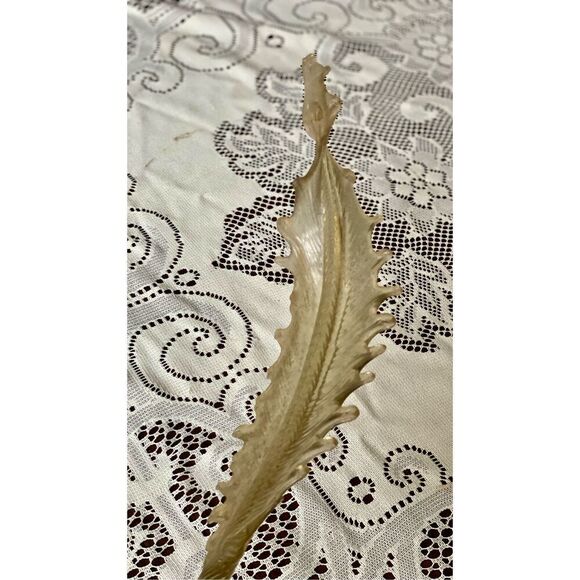 Vintage Murano Replacement Chandelier Glass Leaf 15” - Picture 3 of 7